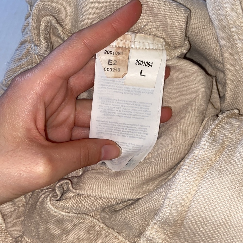 Mango | paper bag shorts raw hem with belt - Picture 8 of 8